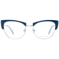 Emilio Pucci Blaue Metallbrille (Gestelle)