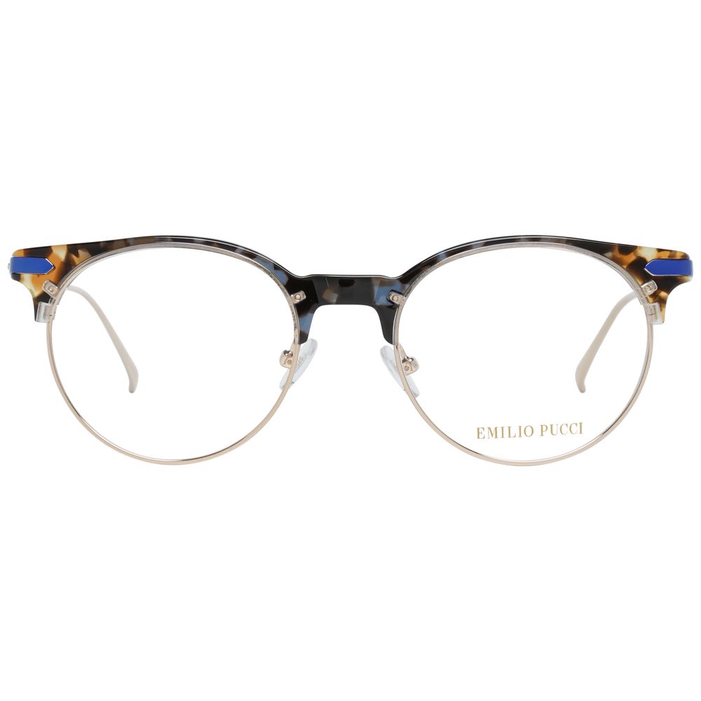 Emilio Pucci Goldfarbene Metallbrille (Gestelle)