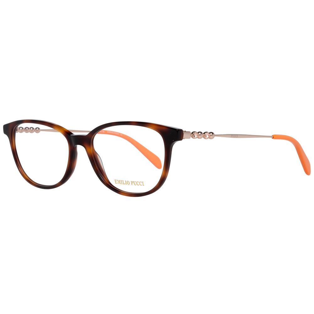 Emilio Pucci Bruine Plastic Bril (Montuur)