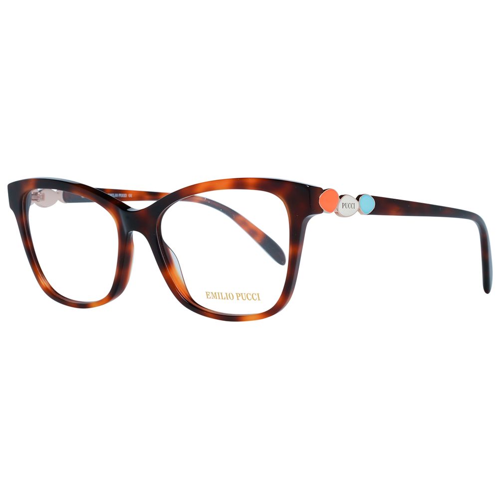 Emilio Pucci Bruine Plastic Bril (Montuur)