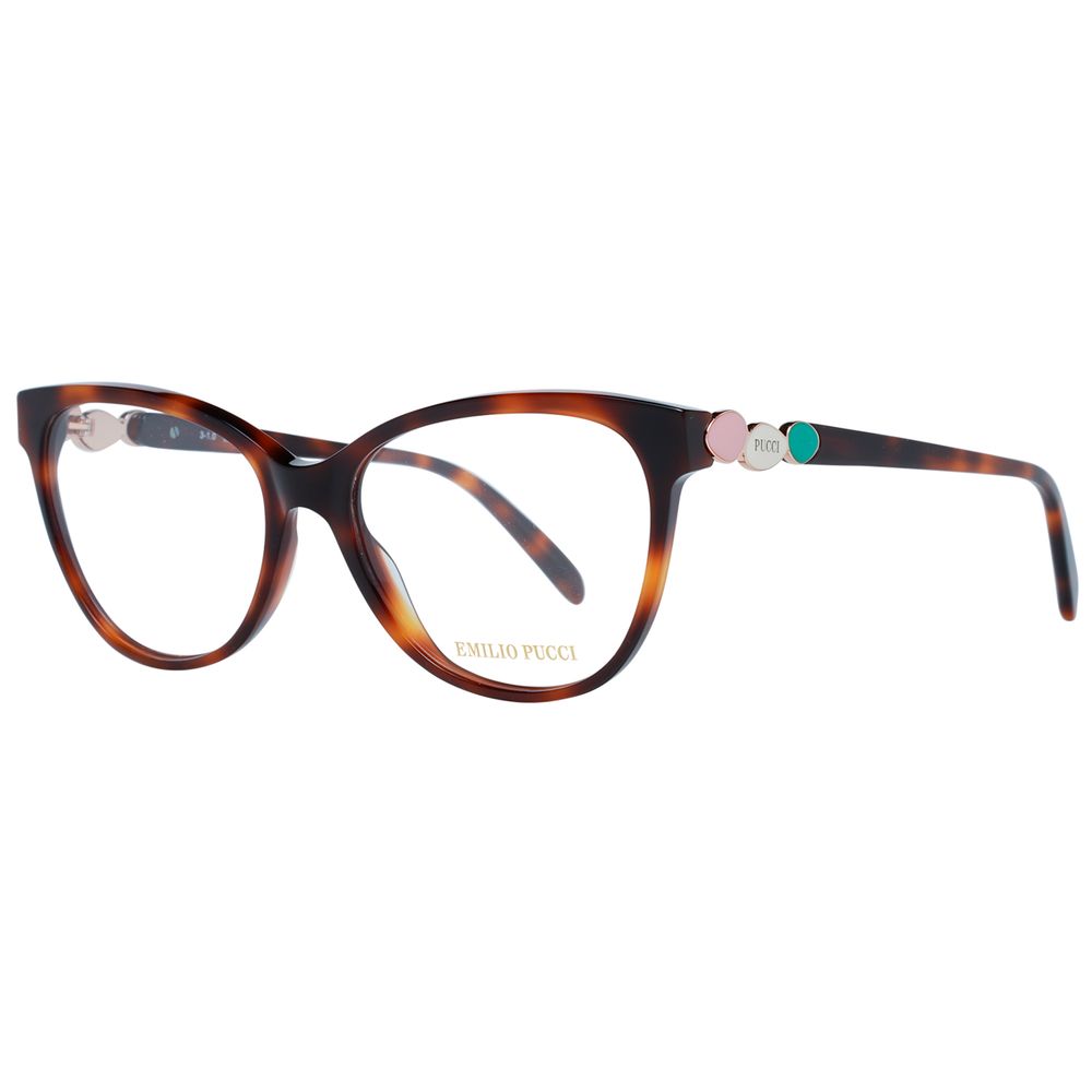 Emilio Pucci Braune Azetatbrille (Gestell)