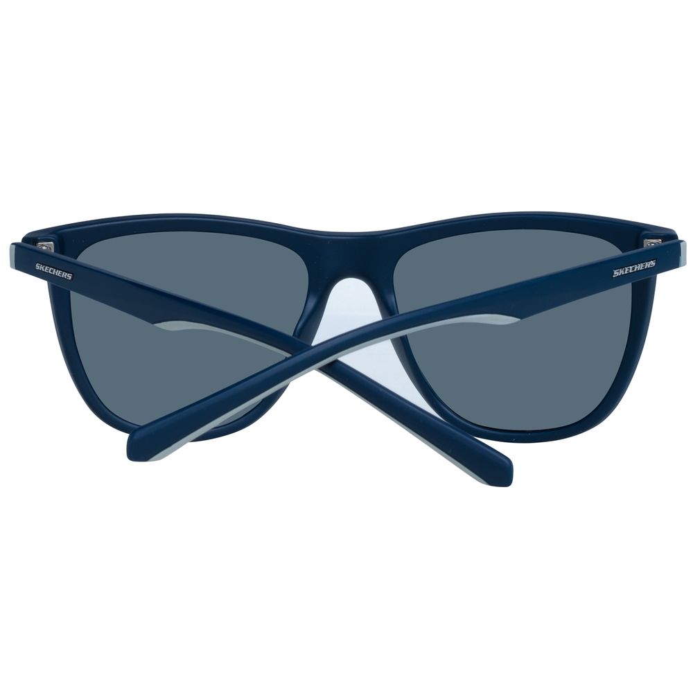 SKECHERS Sonnenbrille aus blauem Kunststoff