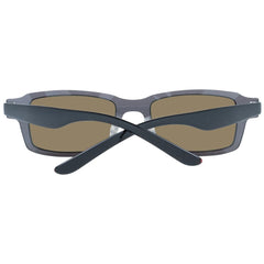 PROBIEREN SIE DEN BEZUGSWECHSEL Schwarze Sonnenbrille aus Kunststoff