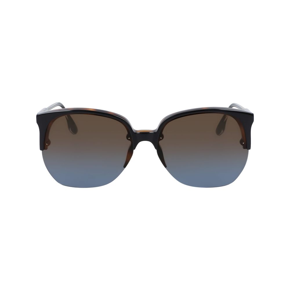 Victoria Beckham Sonnenbrille aus schwarzem Acetat