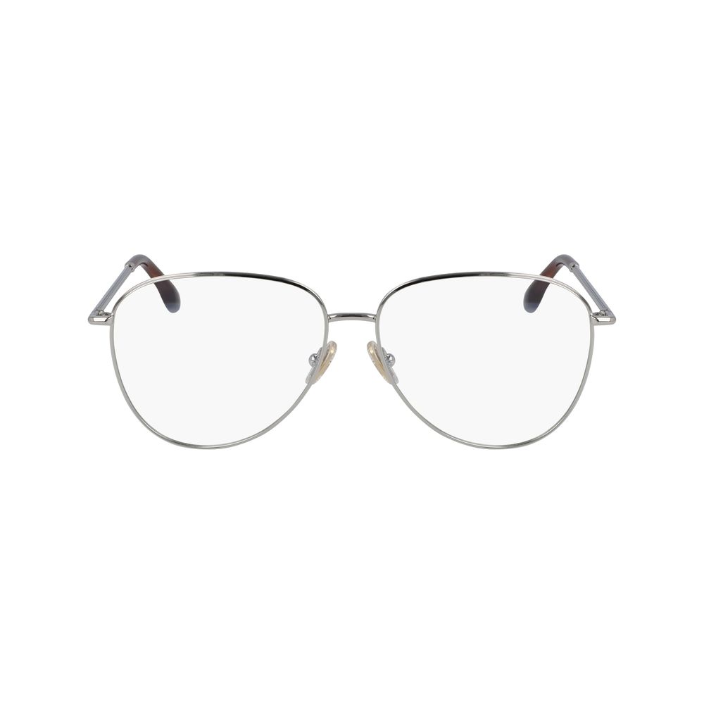 Victoria Beckham Grijs Metalen Bril (Montuur)