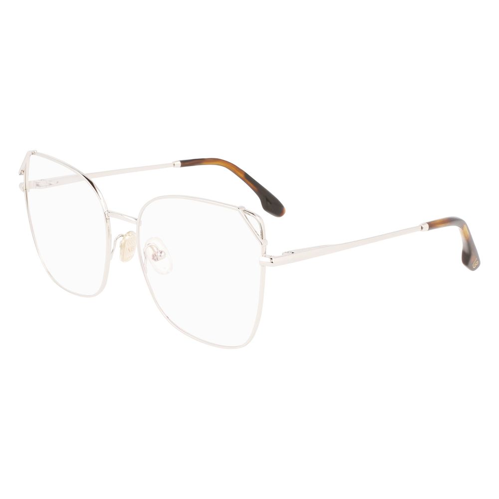 Victoria Beckham Brille (Gestell) aus grauem Metall