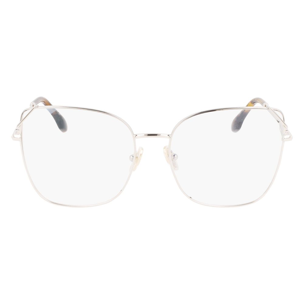 Victoria Beckham Brille (Gestell) aus grauem Metall