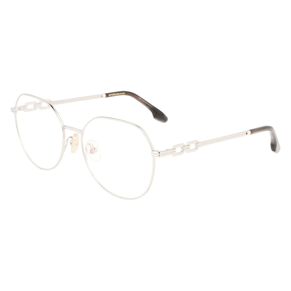 Victoria Beckham Brille (Gestell) aus grauem Metall