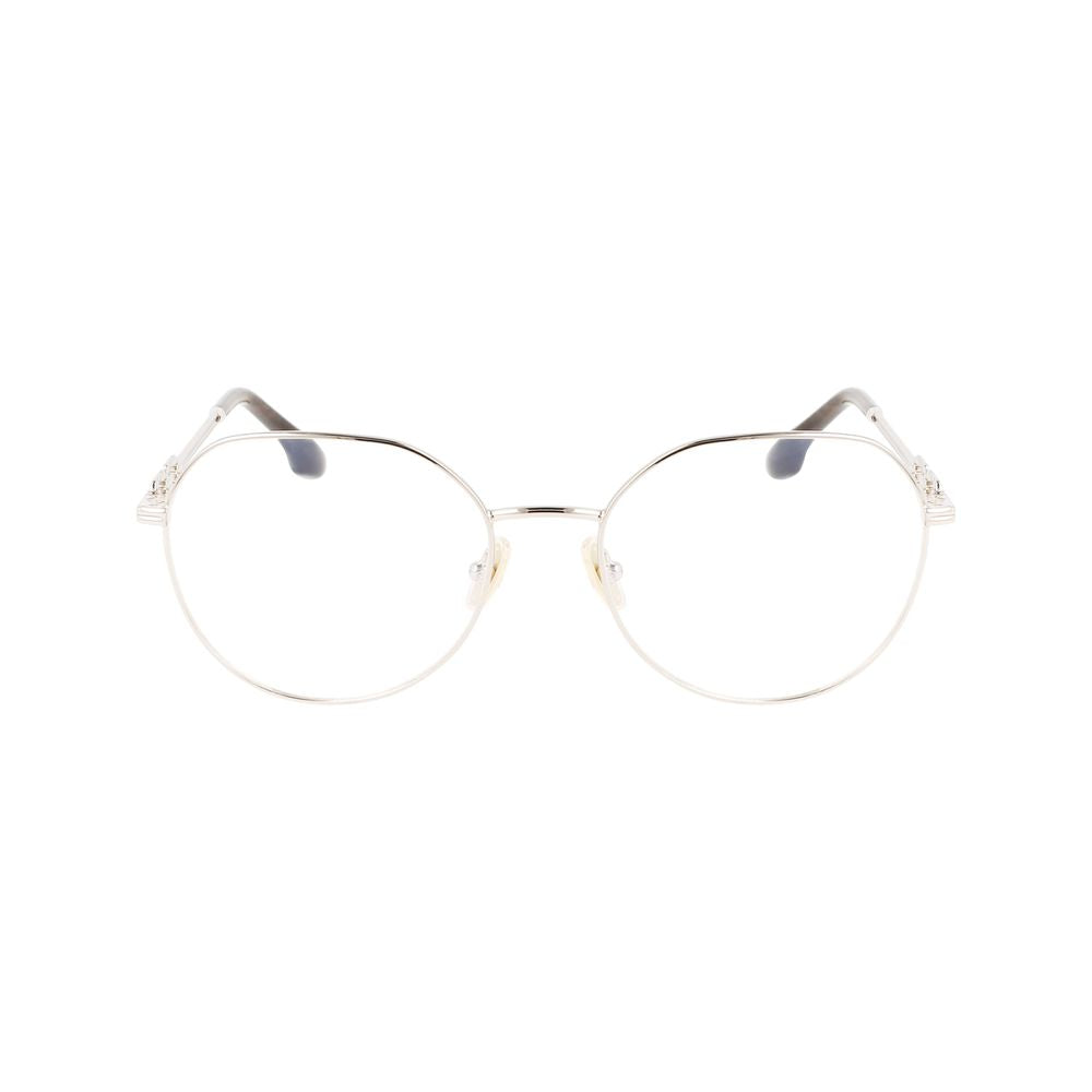 Victoria Beckham Brille (Gestell) aus grauem Metall