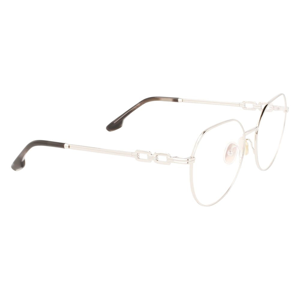 Victoria Beckham Brille (Gestell) aus grauem Metall