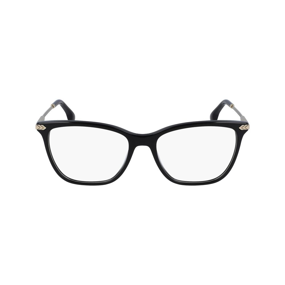 Victoria Beckham Zwarte Acetaat Bril (Montuur)