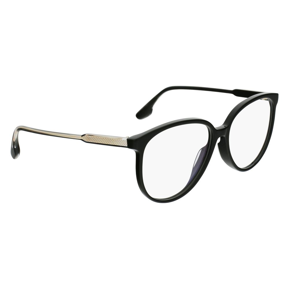Victoria Beckham Zwarte Acetaat Bril (Montuur)