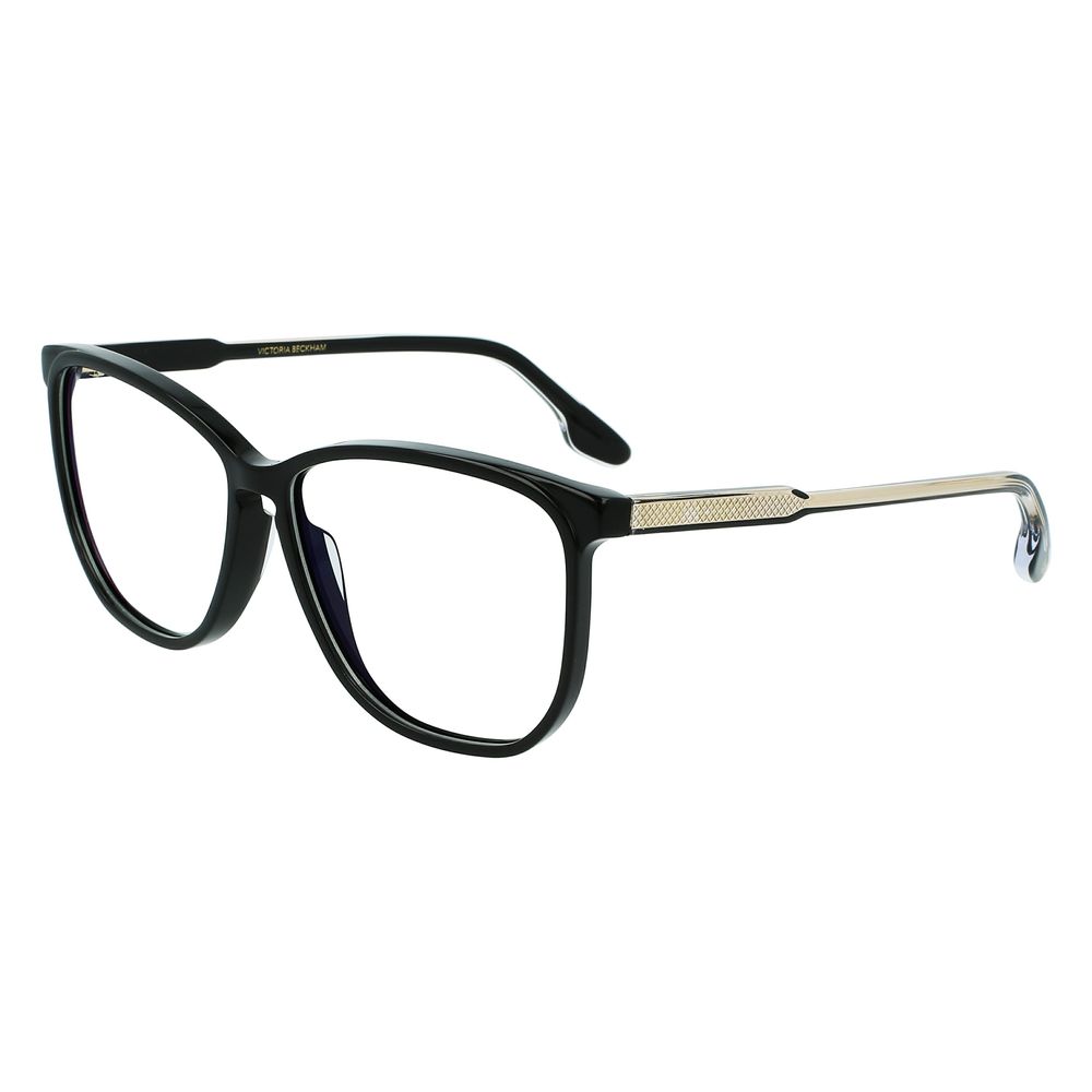 Victoria Beckham Schwarze Azetat-Brille (Gestell)