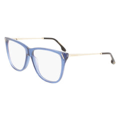 Victoria Beckham blauwe acetaatbril (montuur)