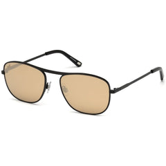 WEB EYEWEAR Zwarte metalen zonnebril