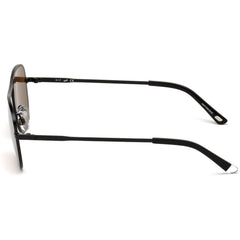 WEB EYEWEAR Zwarte metalen zonnebril