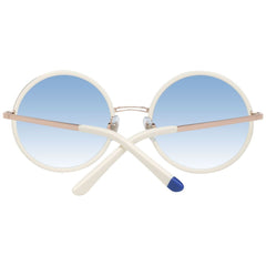 WEB EYEWEAR Beige metalen zonnebril