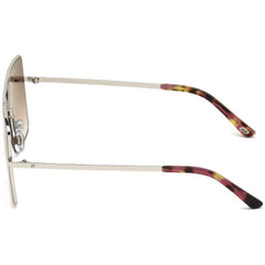 WEB EYEWEAR Sonnenbrille aus silbernem Metall