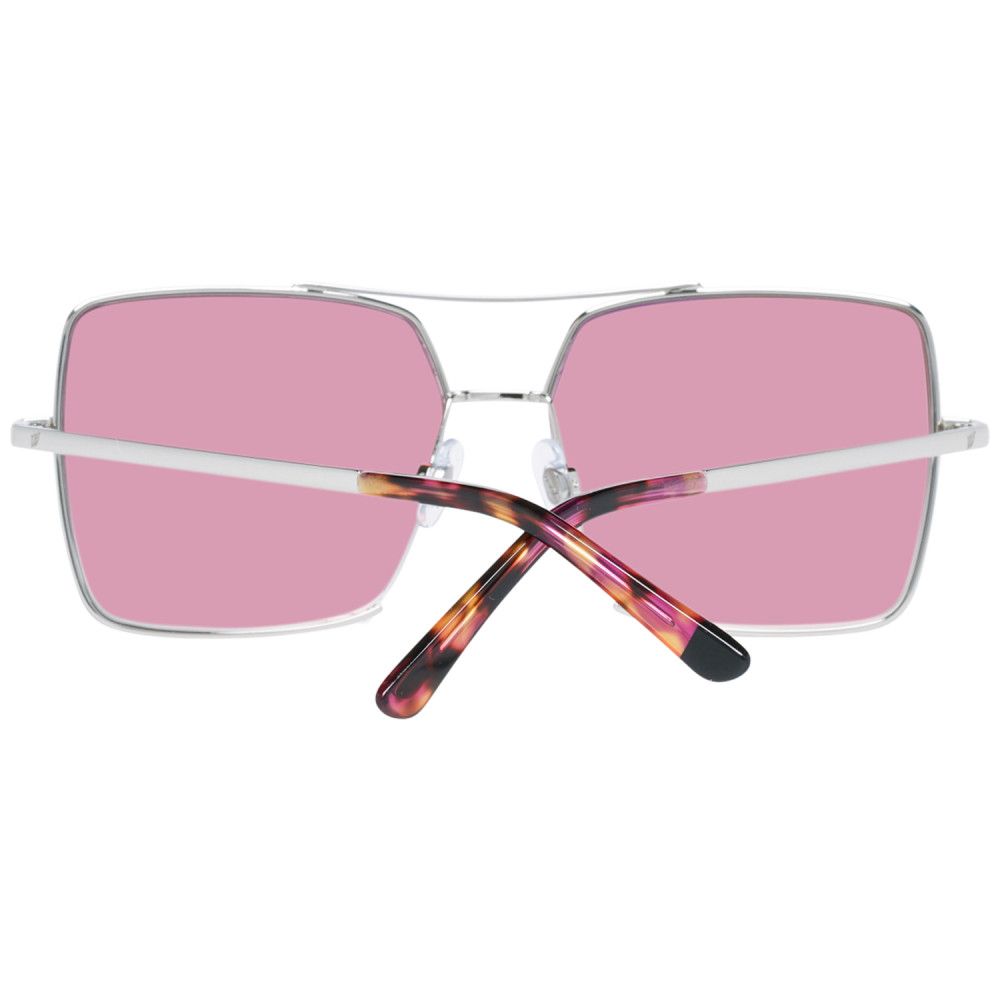 WEB EYEWEAR Sonnenbrille aus silbernem Metall