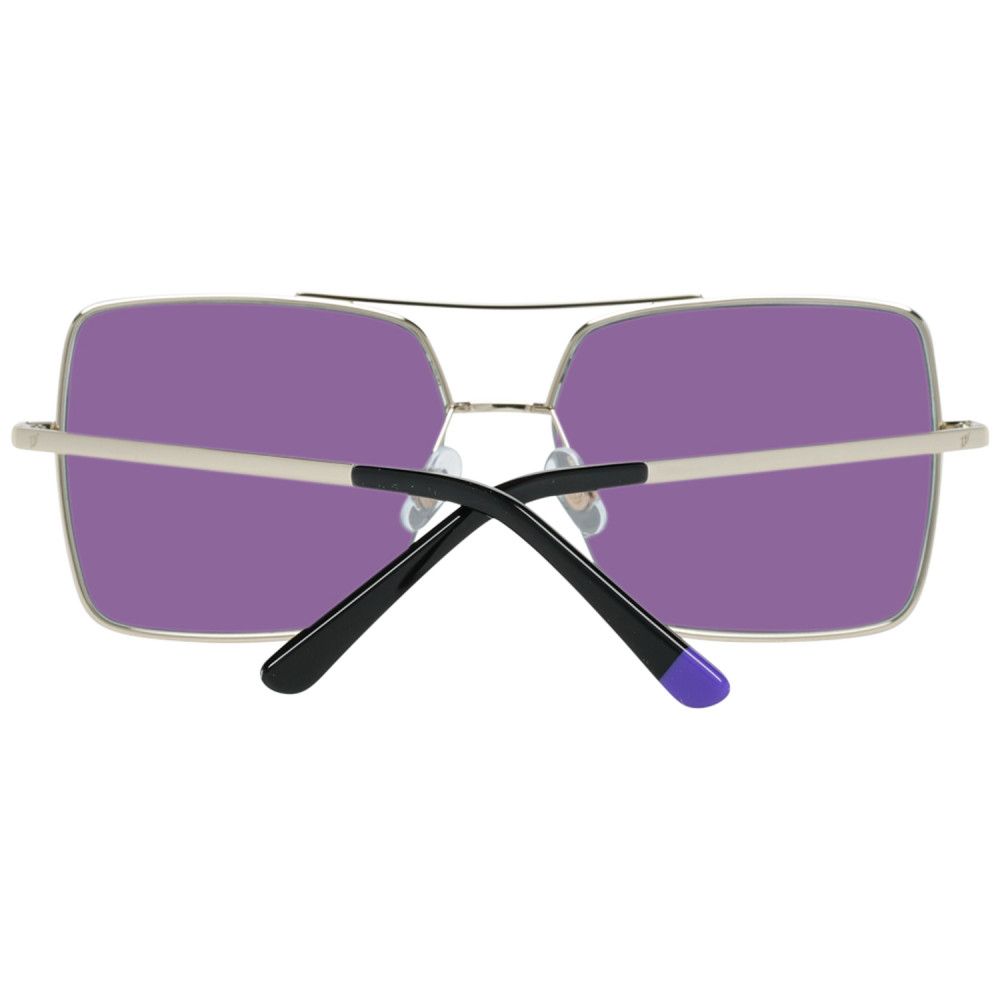 WEB EYEWEAR Sonnenbrille aus silbernem Metall