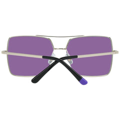 WEB EYEWEAR Sonnenbrille aus silbernem Metall