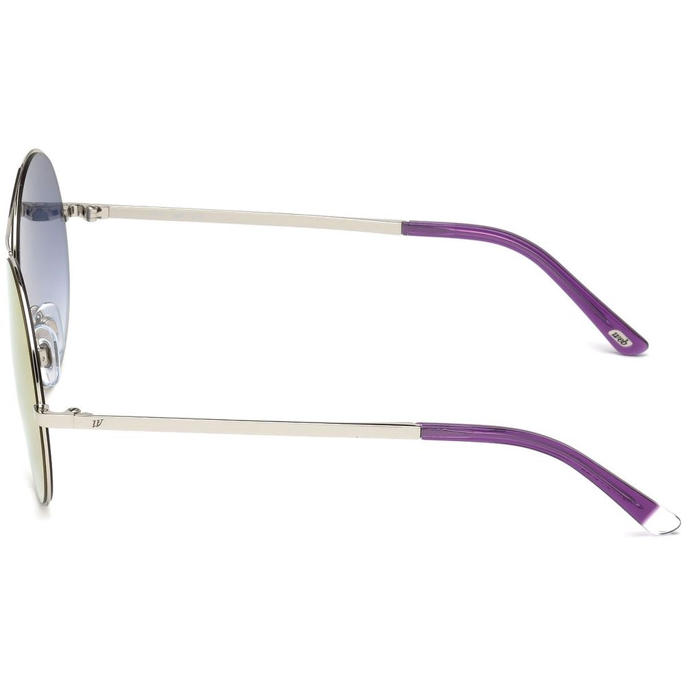 WEB EYEWEAR Zilveren Metalen Zonnebril