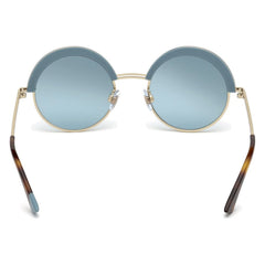 WEB EYEWEAR Goldene Sonnenbrille aus Metall