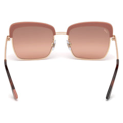WEB EYEWEAR Goldene Sonnenbrille aus Metall