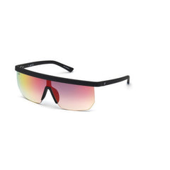 WEB EYEWEAR Zwarte Acetaat Zonnebril