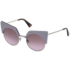 WEB EYEWEAR Paarse Acetaat Zonnebril