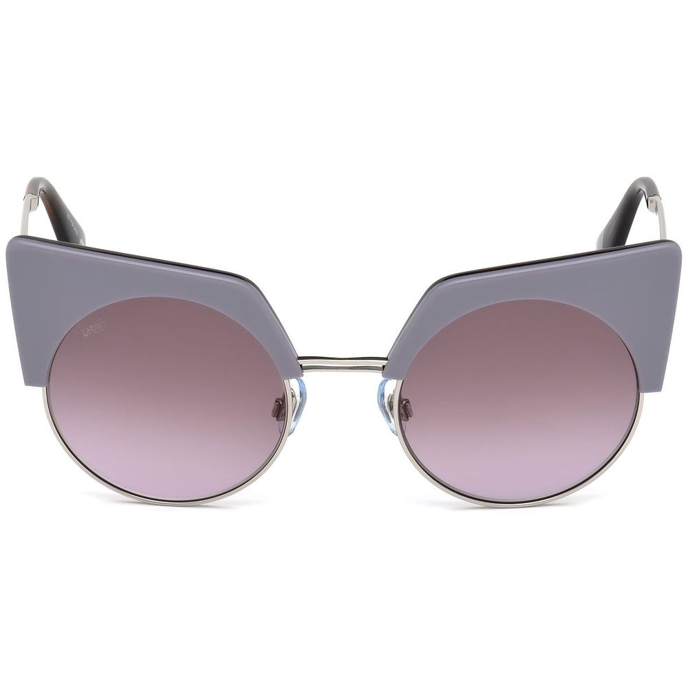 WEB EYEWEAR Paarse Acetaat Zonnebril