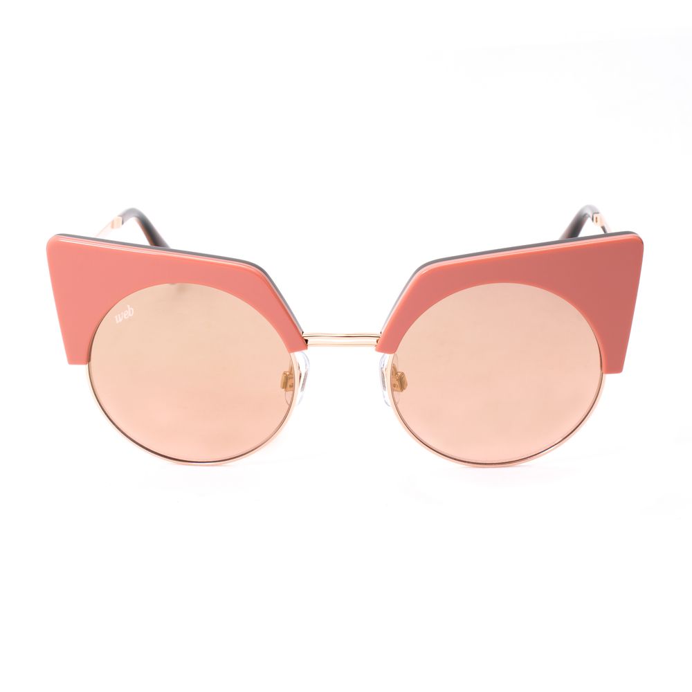 WEB EYEWEAR Sonnenbrille aus rosa Azetat