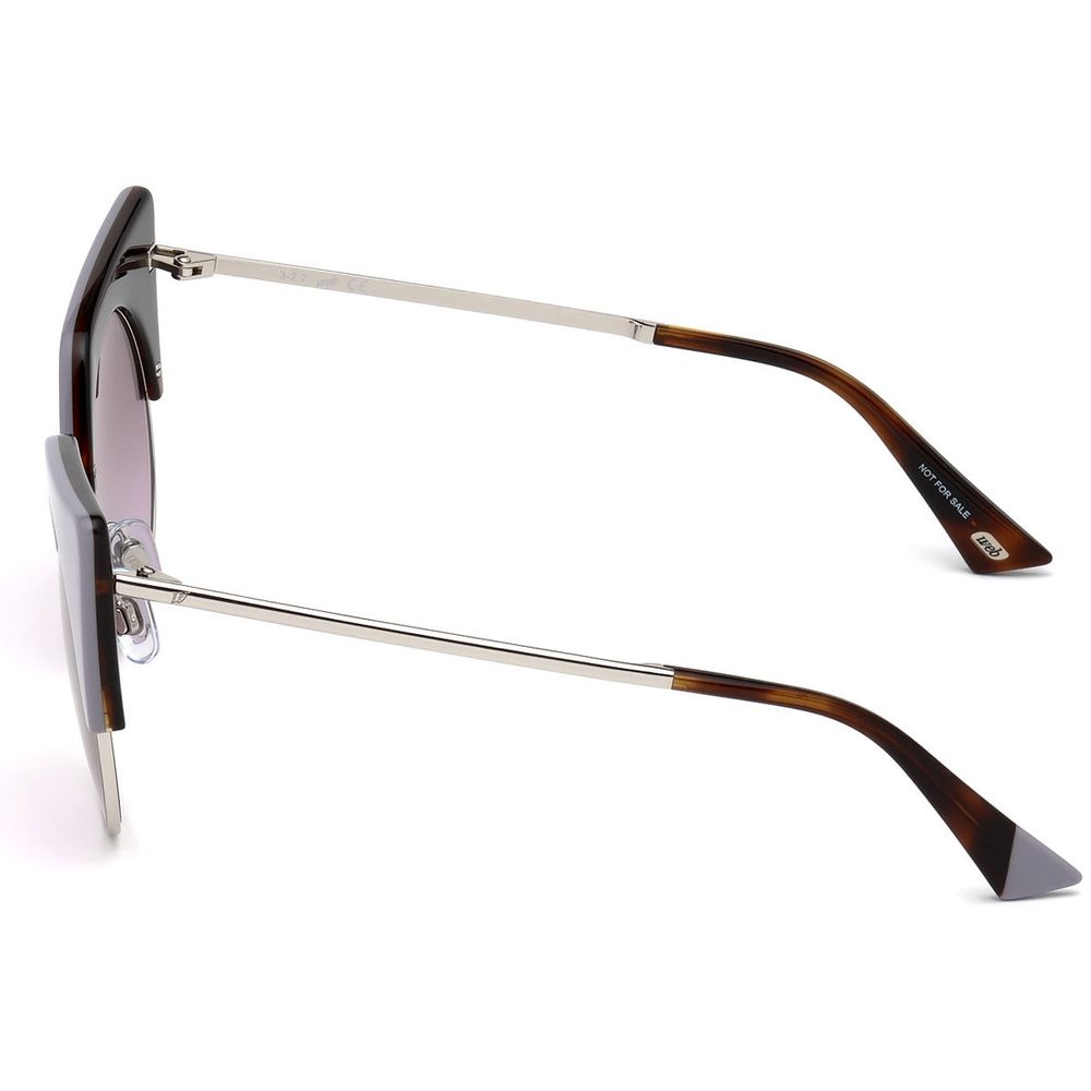 WEB EYEWEAR Paarse Acetaat Zonnebril