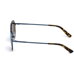 WEB EYEWEAR blauwe metalen zonnebril
