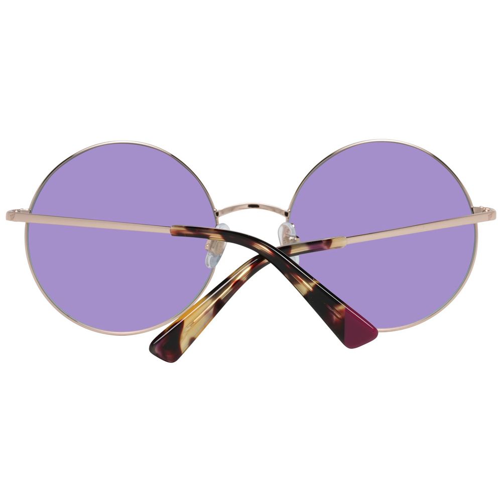 WEB EYEWEAR Goldene Sonnenbrille aus Metall