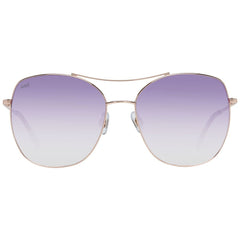 WEB EYEWEAR Goldene Sonnenbrille aus Metall
