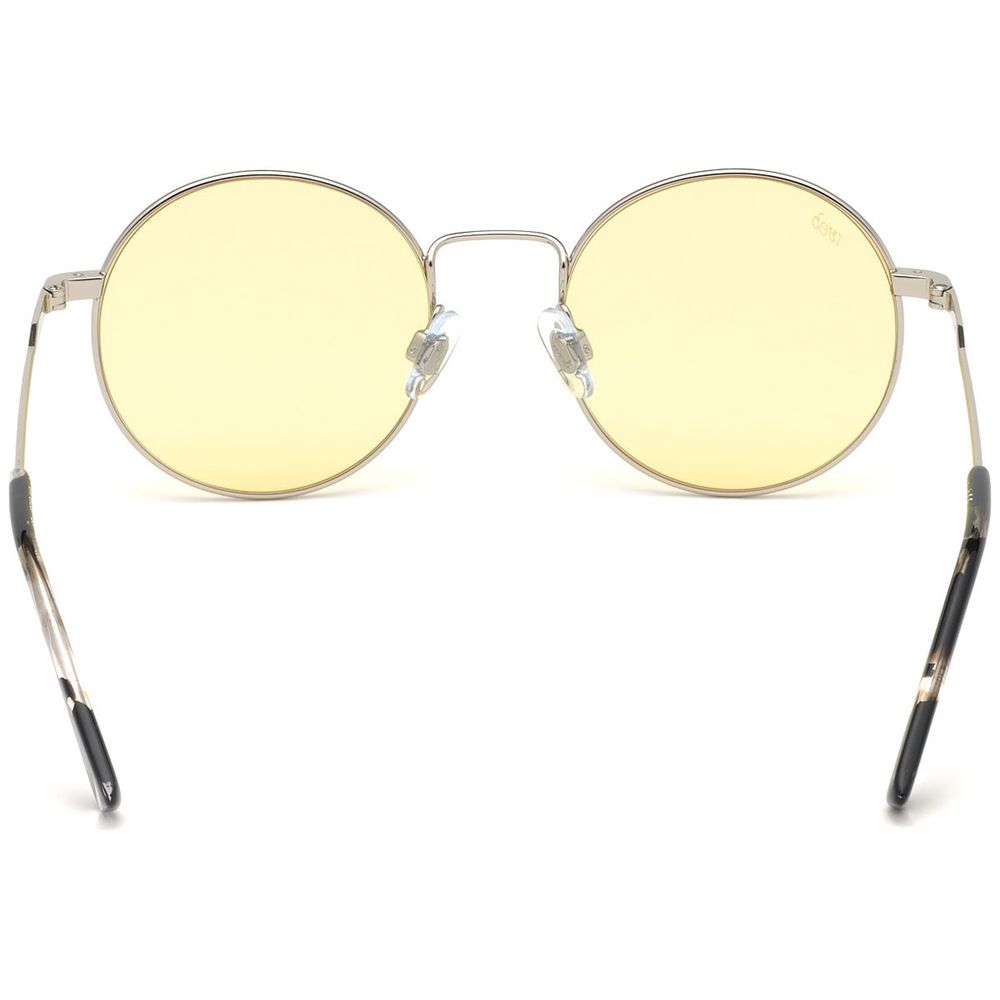 WEB EYEWEAR Sonnenbrille aus silbernem Metall