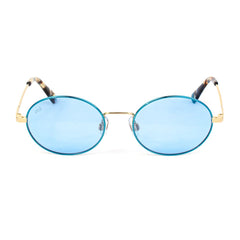 WEB EYEWEAR Goldene Sonnenbrille aus Metall