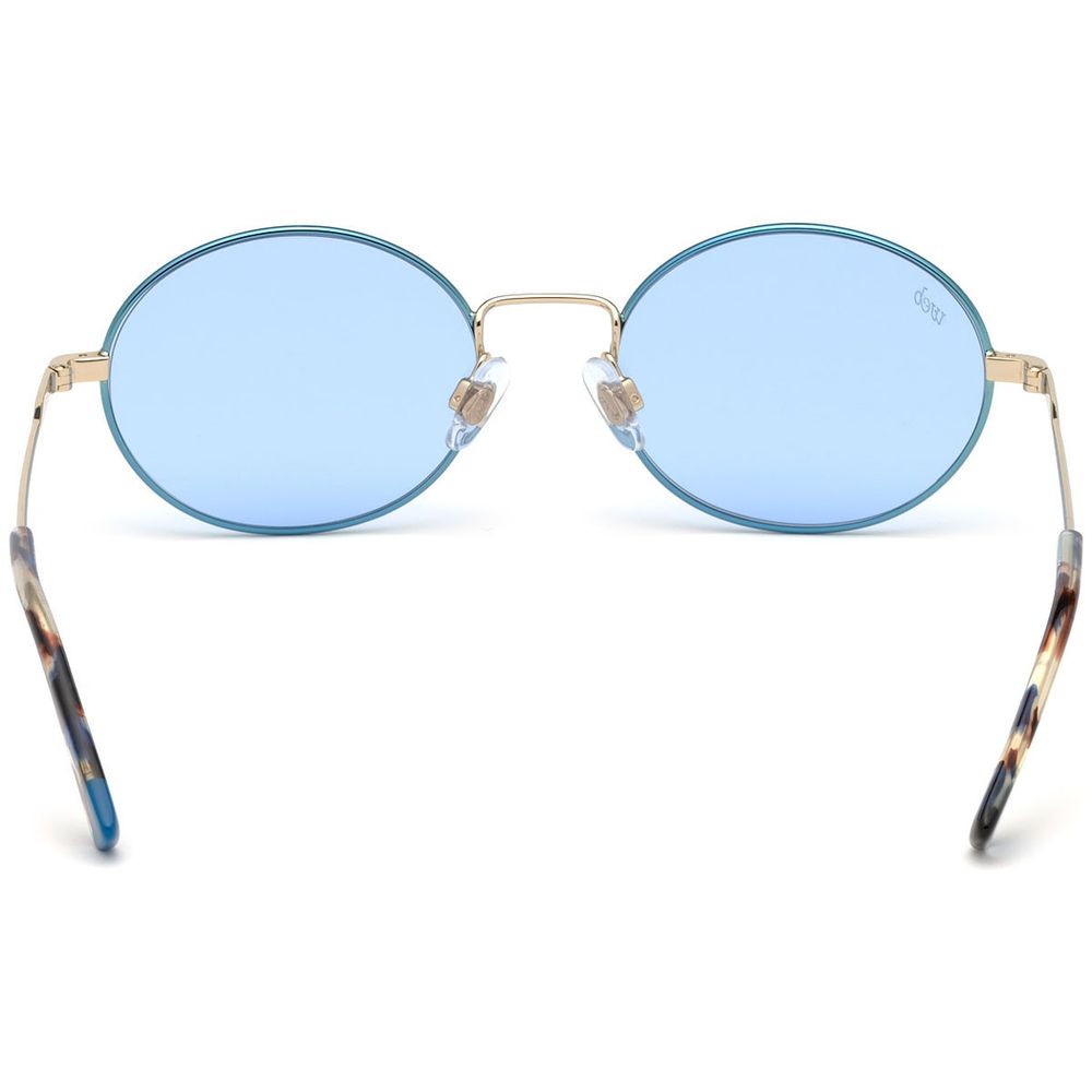WEB EYEWEAR Goldene Sonnenbrille aus Metall