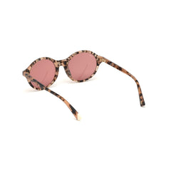 WEB EYEWEAR Bruine kunststof zonnebril