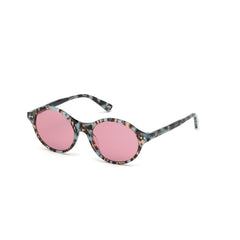 WEB EYEWEAR Bruine kunststof zonnebril