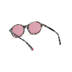 WEB EYEWEAR Bruine kunststof zonnebril