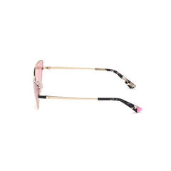 WEB EYEWEAR Gouden Metalen Zonnebril