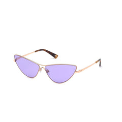 WEB EYEWEAR Gouden Metalen Zonnebril