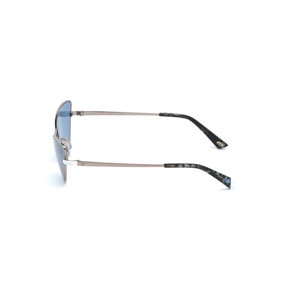 WEB EYEWEAR Goldene Sonnenbrille aus Metall