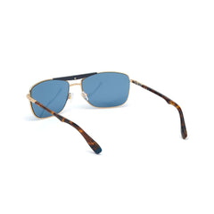 WEB EYEWEAR Gouden Metalen Zonnebril