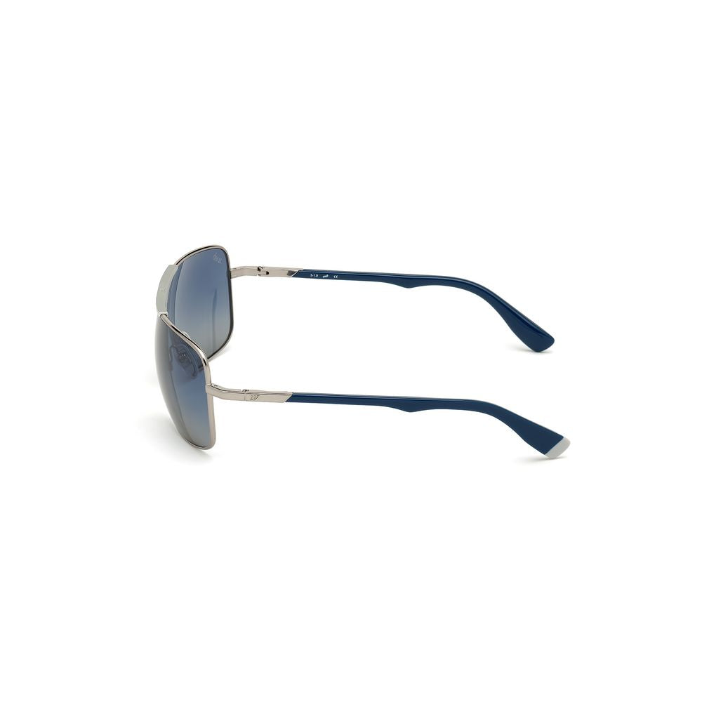 WEB EYEWEAR Grijze metalen zonnebril