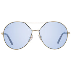 WEB EYEWEAR Goldene Sonnenbrille aus Metall