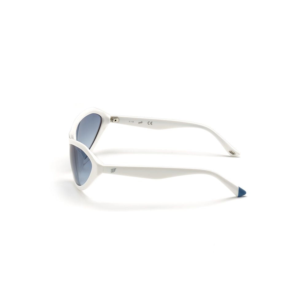 WEB EYEWEAR Witte kunststof zonnebril