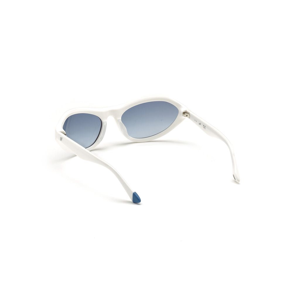 WEB EYEWEAR Witte kunststof zonnebril